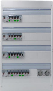 Tableau électrique après le passage d'ONDIAG - Circuits polluants répertoriés